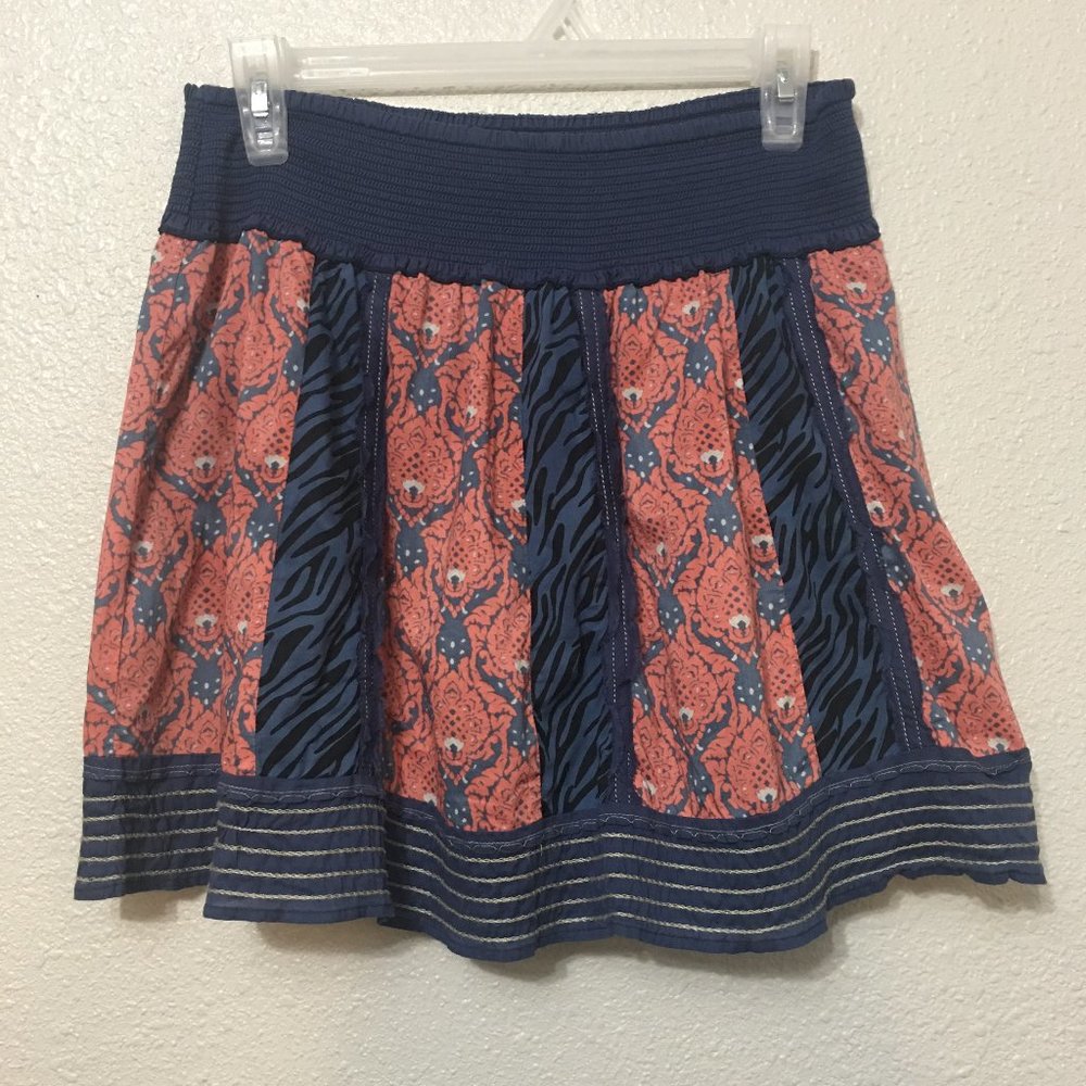 Free People Boho Mini Skirt Size: Medium